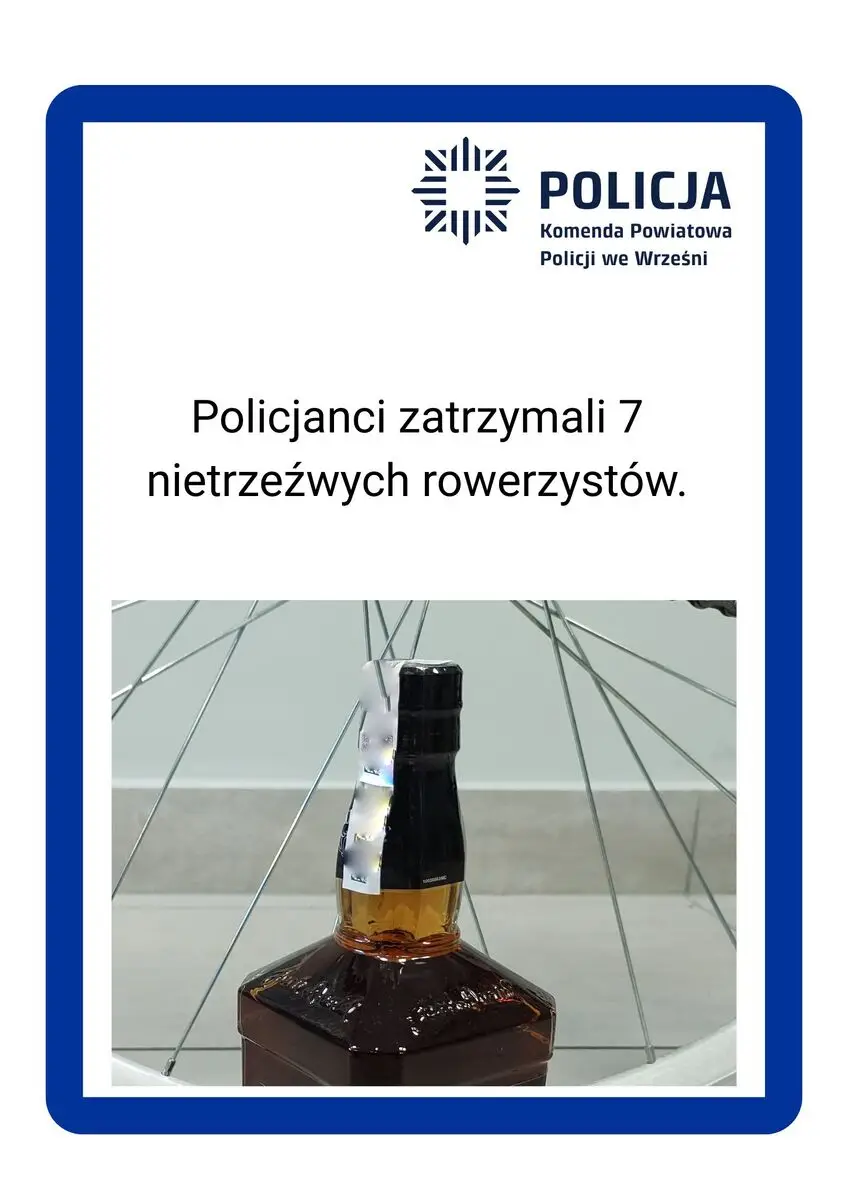 Rowerzyści zatrzymani po alkoholu