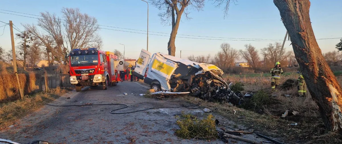 Wypadek drogowy w Miłosławiu