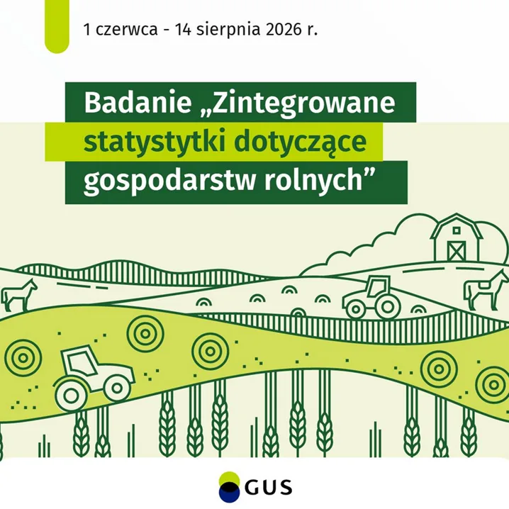 Rozpoczęcie badania dotyczącego gospodarstw rolnych