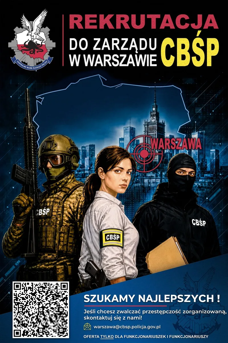 Rekrutacja do Centralnego Biura Śledczego Policji w Warszawie