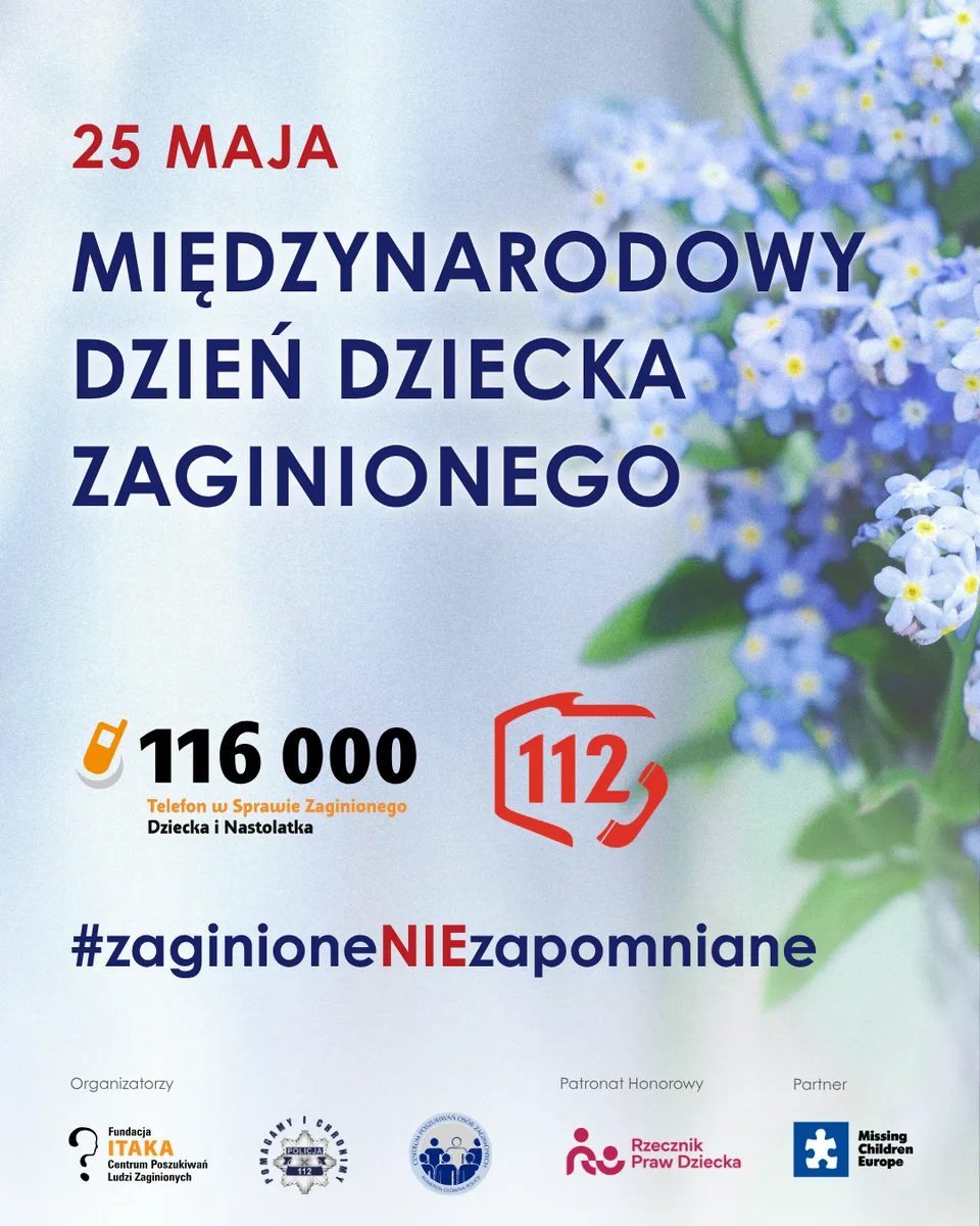 #zaginioneNIEzapomniane – rusza druga edycja kampanii społecznej Policji