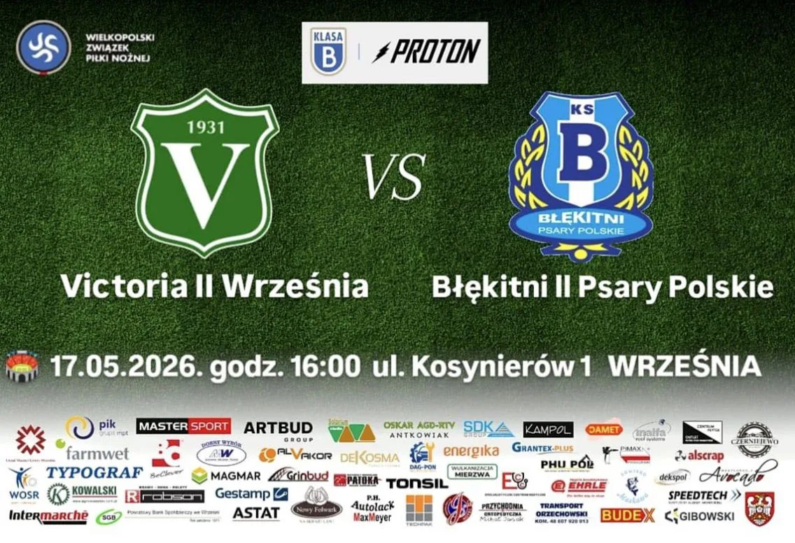 Derby Gminy: Victoria I zmierzy się z Błękitnymi Psary Polskie