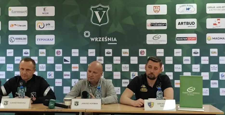 Konferencja prasowa po meczu Victoria Września z Tłuchowią Tłuchowo (2:0)