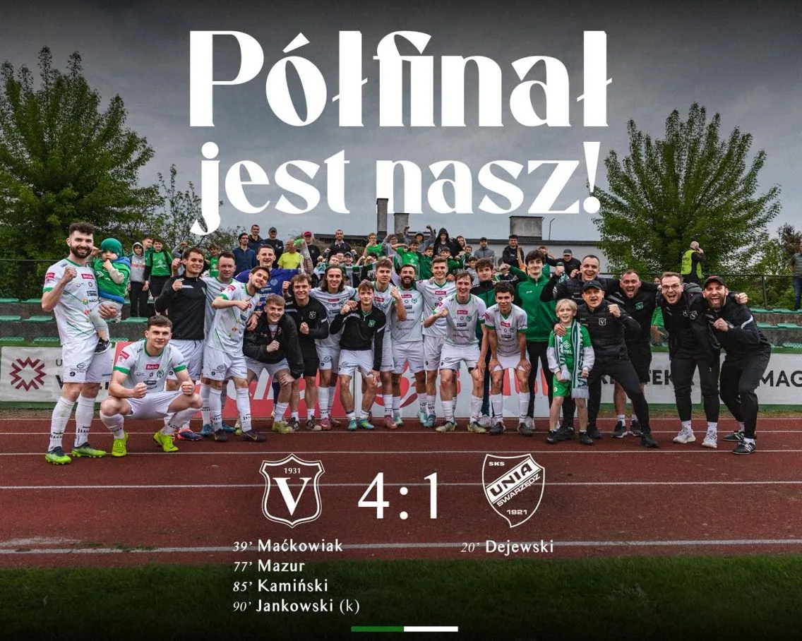 Awans do 1/2 Wielkopolskiego Pucharu Polski!