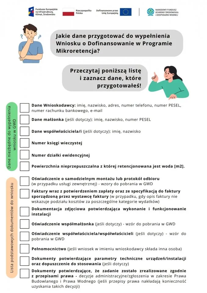 Nabór w programie Mikroretencja w WFOŚiGW w Poznaniu