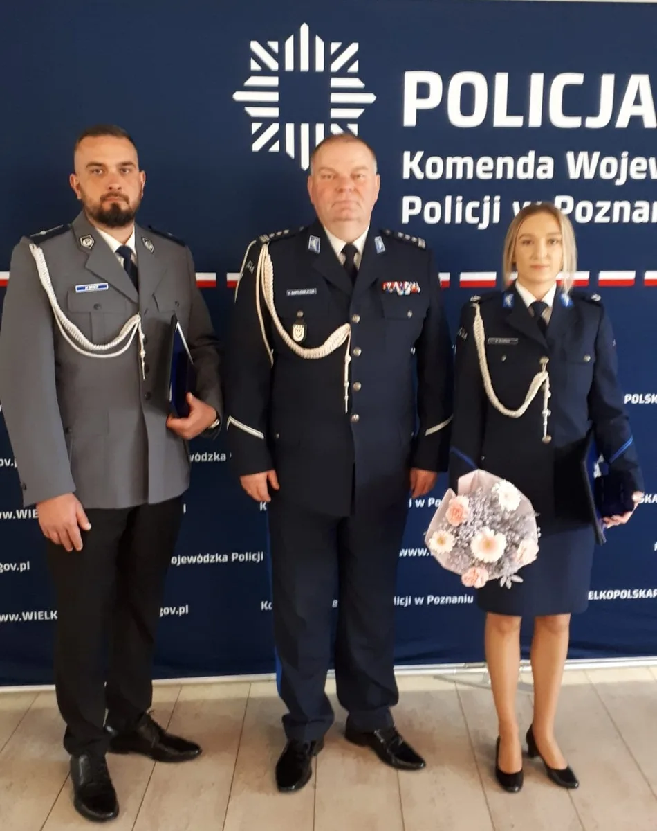 Nagrodzeni policjanci z Wrzesińskiego garnizonu