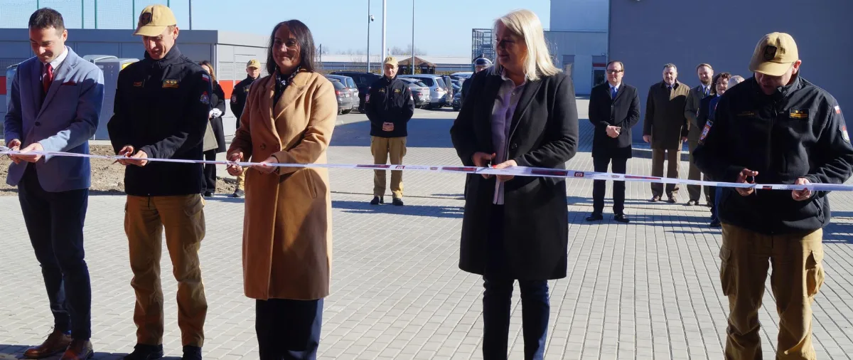 Podsumowanie działalności wrzesińskich strażaków w 2025 roku oraz inauguracja magazynu zasobów ochrony ludności