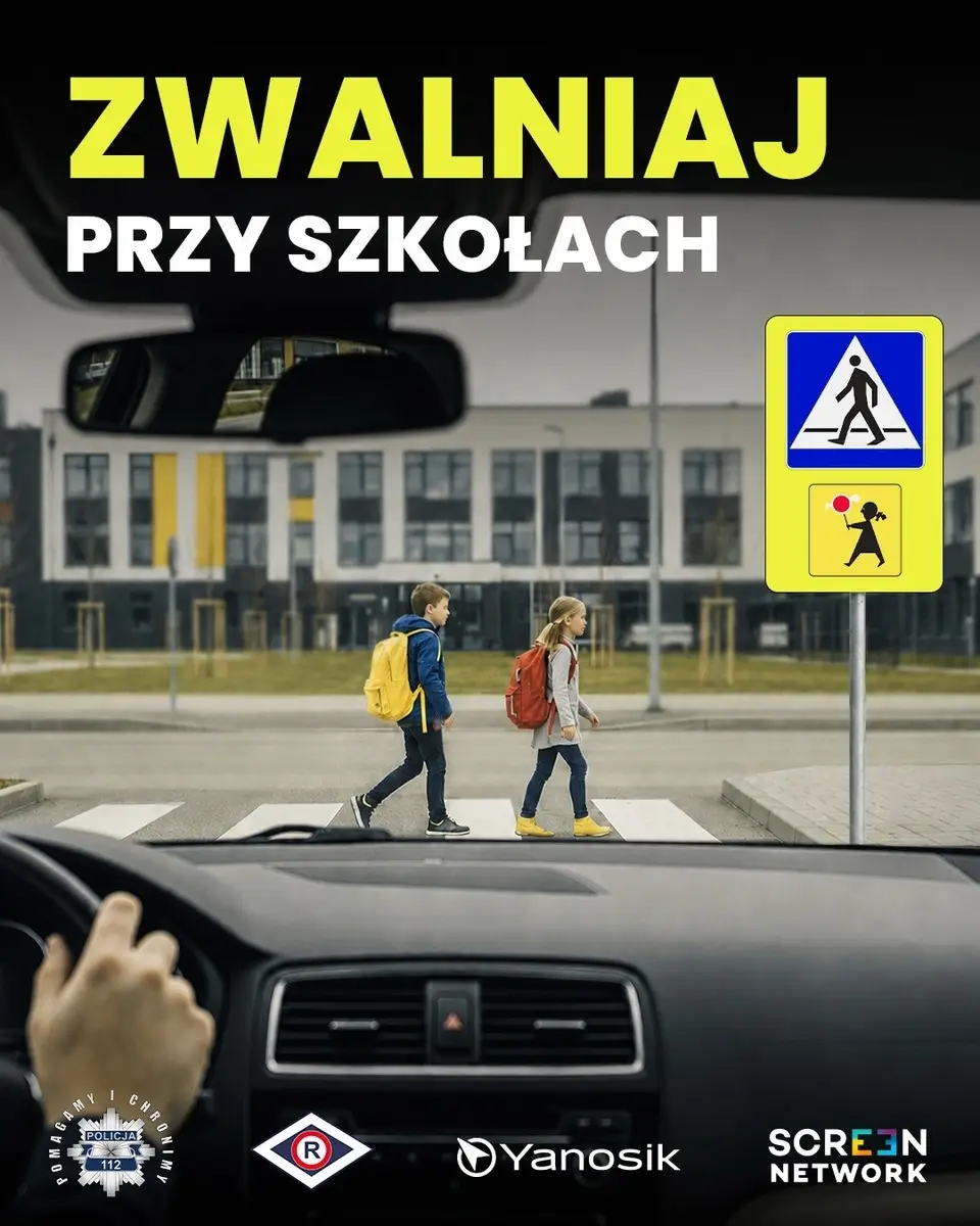 Akcja "Zwalniaj przy szkołach" w Polsce