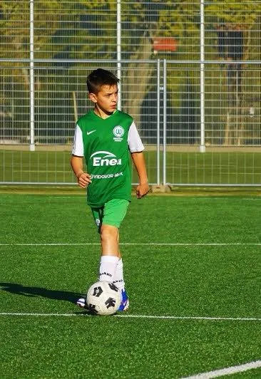 Wojtek Kaczmarek na testach w Warcie Poznań